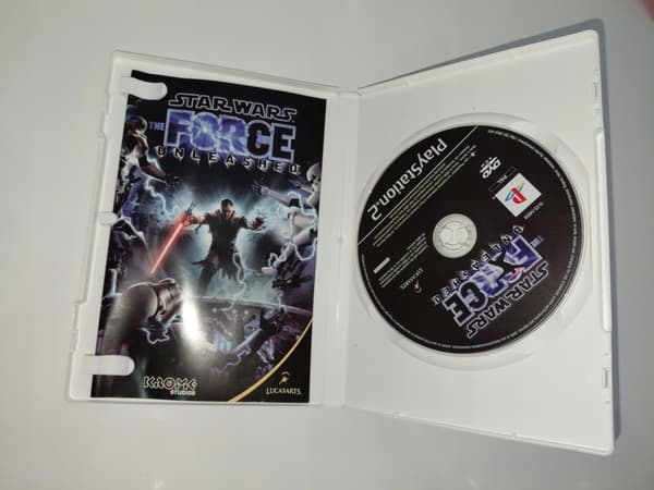 PS2 STAR WARS: THE FORCE UNLEASHED – game in good condition, 3xA set, PREMIUM edition