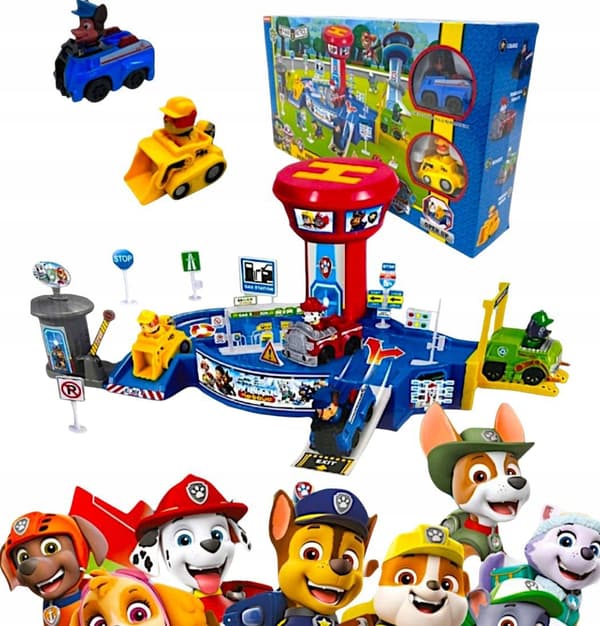 Patrol Psi Base, Tower, Car Park, Figures, Landing Pad – LARGE BASE SET