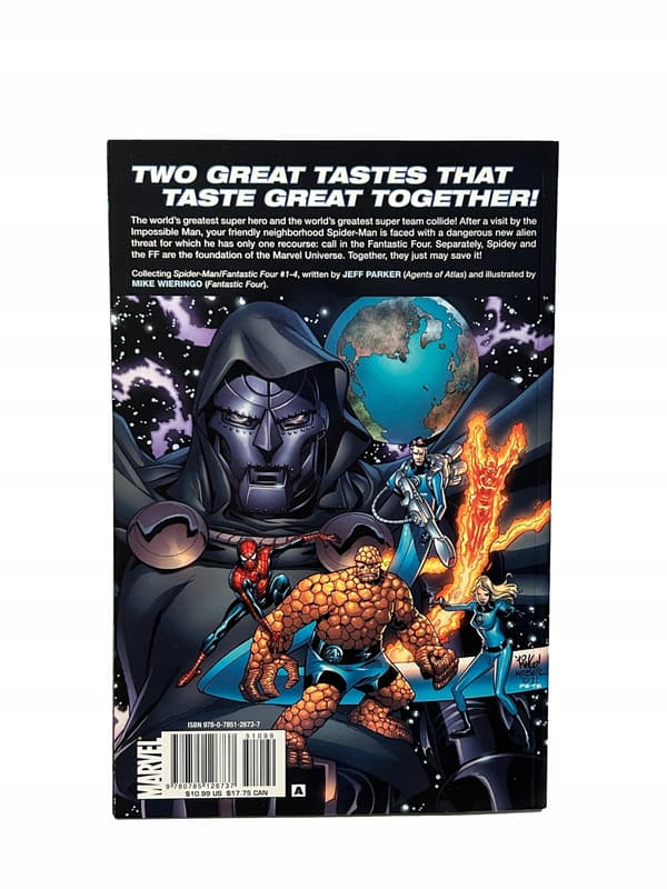 178C MARVEL COMICS SPIDER-MAN & FANTASTIC FOUR SILVER RAGE