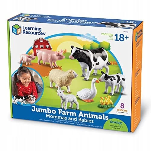 Learning Resources Jumbo Mommas and Babies Farm Animals