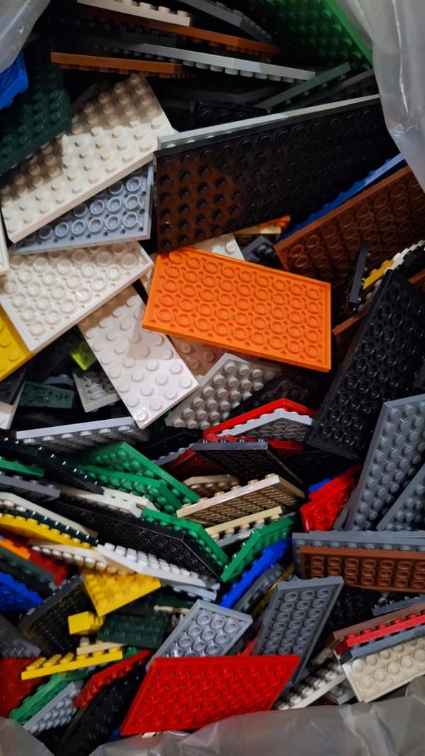 Lego bricks, 0.5 kg per weight, mixed