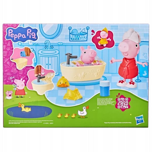 Peppa Pig: Bubble Bath – Peppa and Evie Figure with Accessories – Hasbro G2184