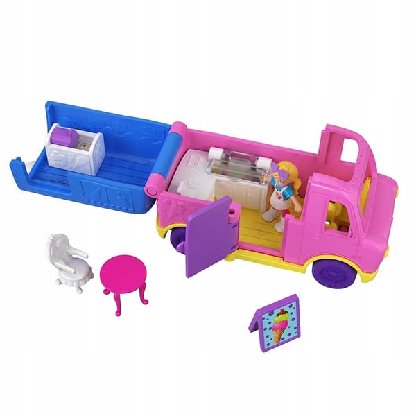 POLLY POCKET MOBILE ICE CREAM STALL MINI SET GGC40
