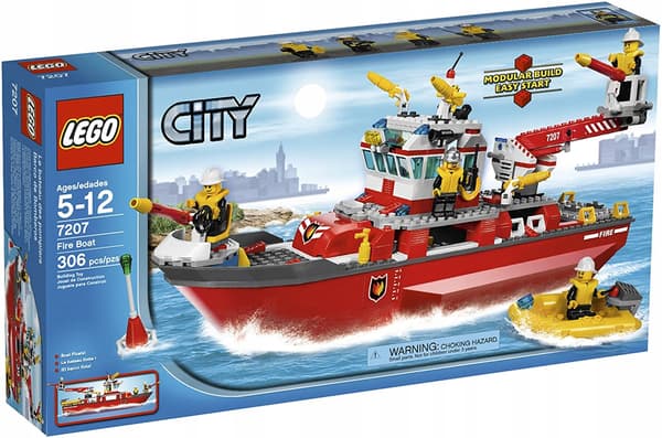 LEGO City 7207 Fire Brigade Boat