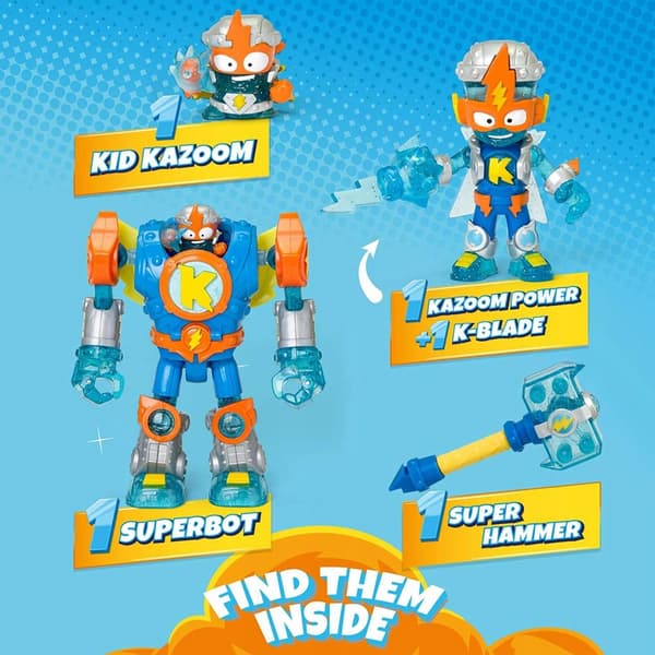 Super Zings Things Robot SuperBot Kazoom Power