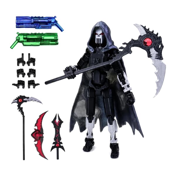 PLUSHCEWT T13 Action Figures with Interchangeable Hands and Accessories for Children