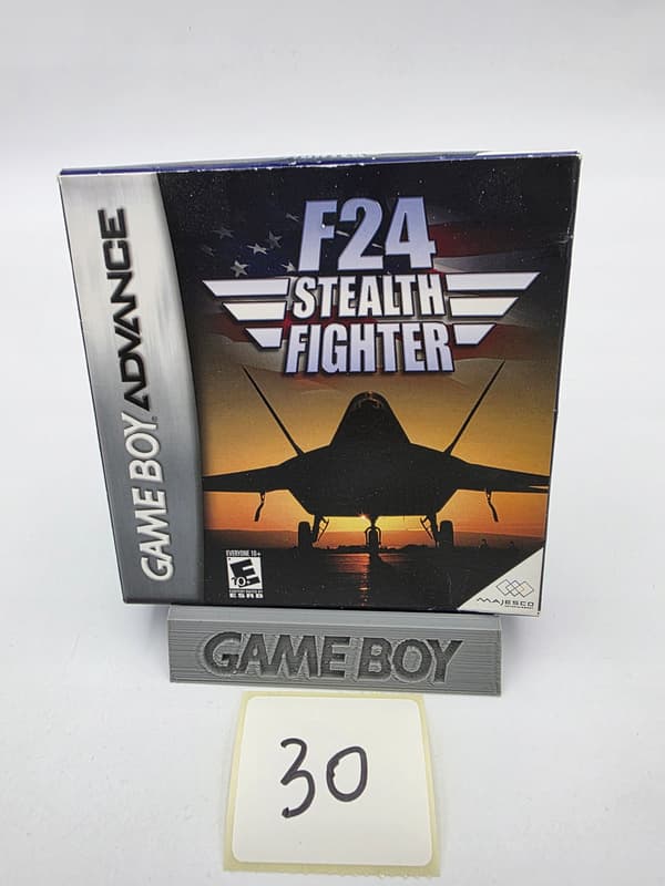GAME BOY ADVANCE F24 STEALTH FIGHTER – ORIGINAL CARTON BOX