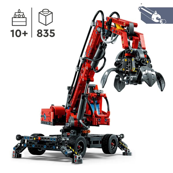 LEGO Technic Crane with Grapple Set 42144 – 853 pieces