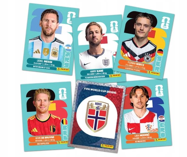 FIFA WORLD CUP 2026 Multipack: 4 sachets, 28 stickers plus 4 stickers