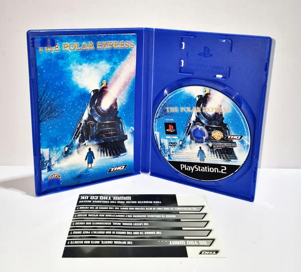 THE POLAR EXPRESS PS2 Game 3XA Disc + Manual