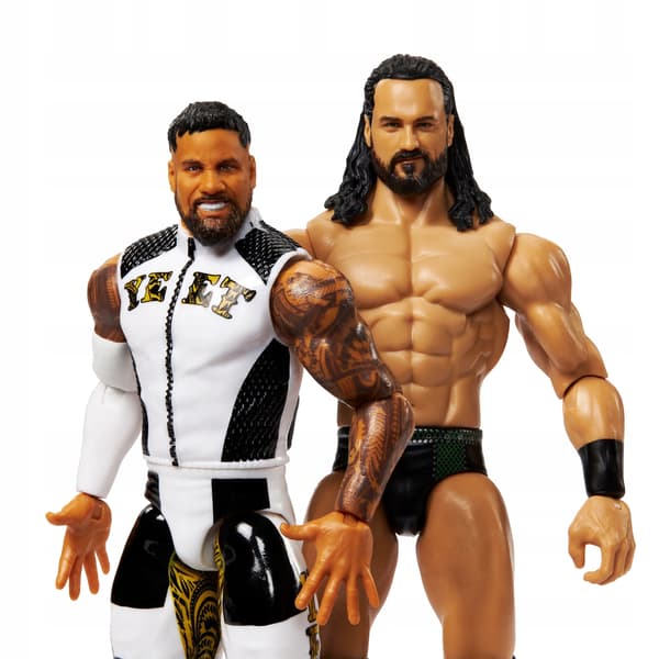 MATTEL WWE Main Event Showdown Jey Uso & Drew McIntyre Figures