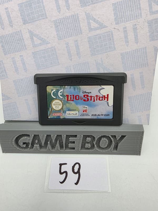 GAME BOY ADVANCE LILO & STITCH ORIGINAL CARDBOARD BOX