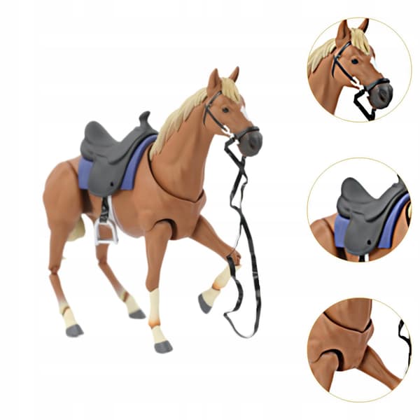 Poseable Horse Display Figure – Educational Toy – Doll
