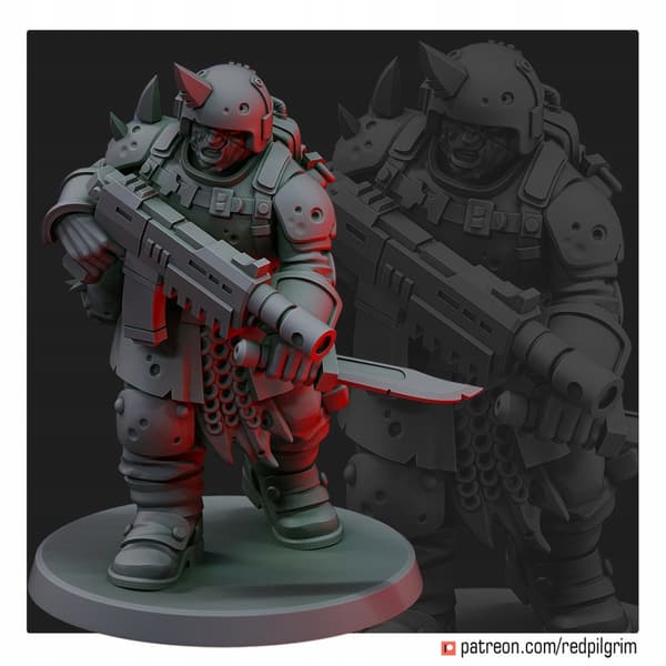 Oathbreakers Squad x5 Red Pilgrim Miniatures 28 mm