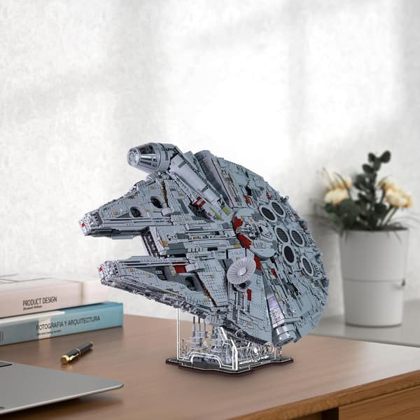 LEGO Millennium Falcon 75192 transparent display stand