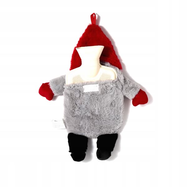 Puckator Gnome Hot Water Bottle with Plush Cover