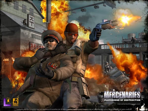 TOP Mercenaries for Xbox Classic #4817