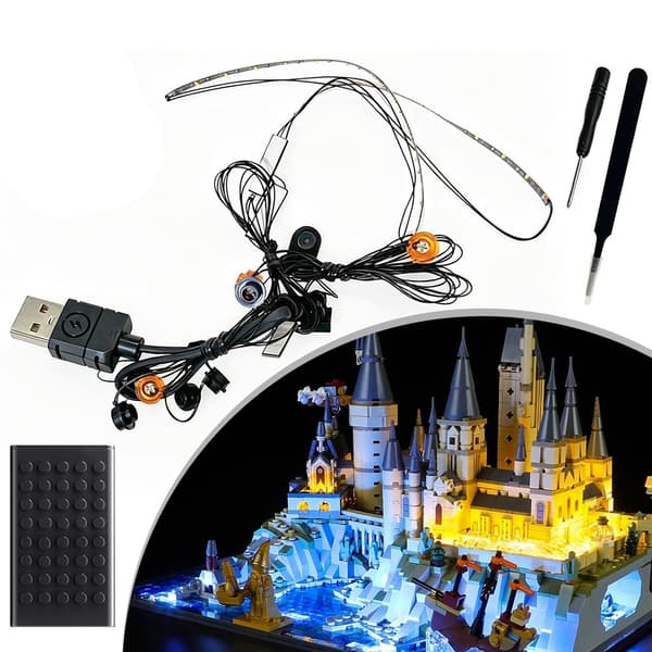 LED Lighting Lighting set for Hogwarts Castle and the surrounding area
