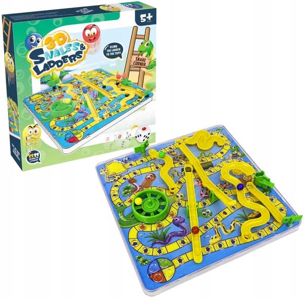 3D Snakes and Ladders