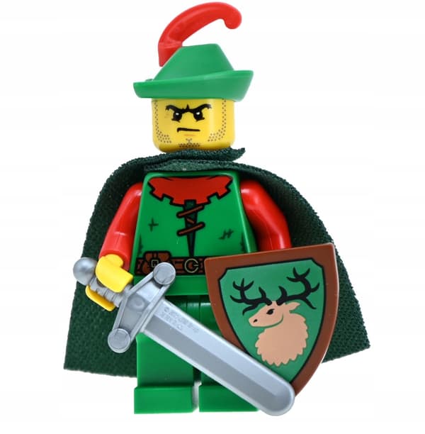 LEGO Castle Forestman sword, shield and cape / Forest People
