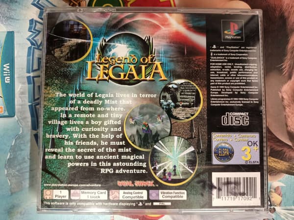 PSX LEGEND OF LEGAIA / RPG