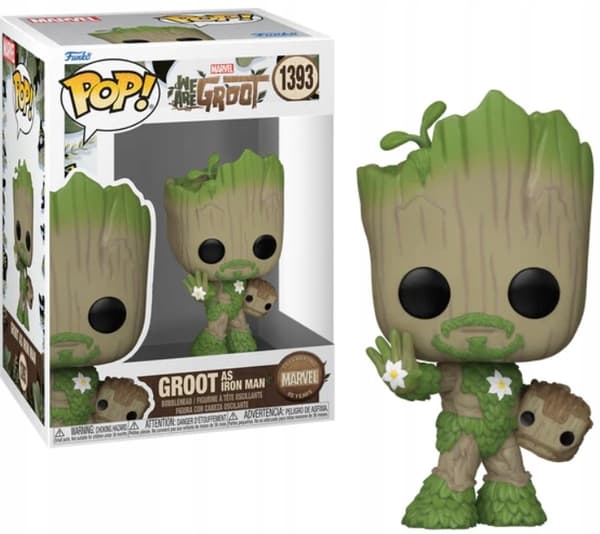 Funko Pop! WE ARE GROOT Marvel 1393 Iron Man Figure