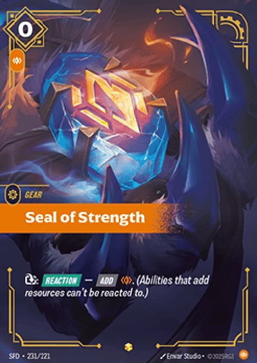 Riftbound SFD Seal of Strength