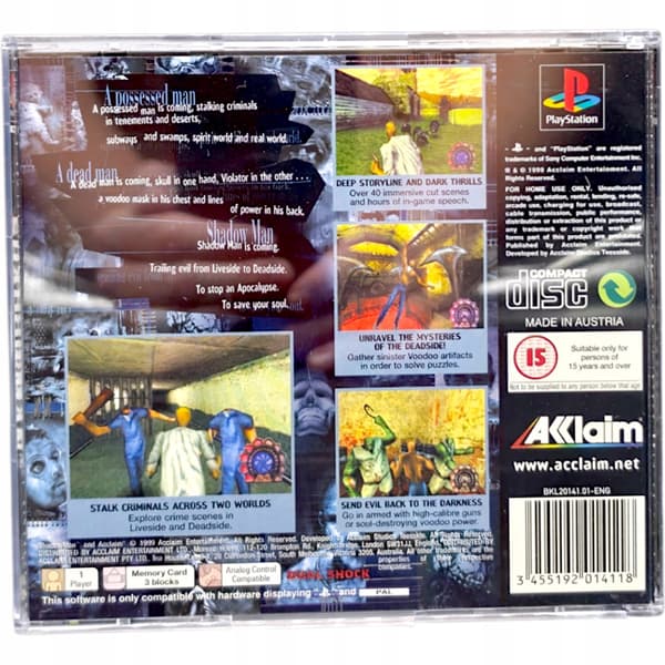 Shadow MAN PSX PS1 PlayStation #1