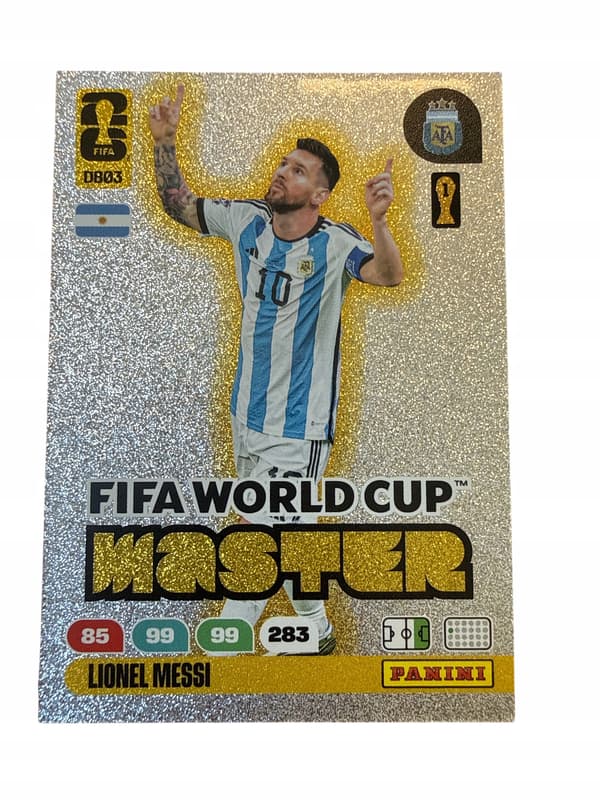 FIFA WORLD CUP AMERICA 2026 PANINI Master DB03 Messi