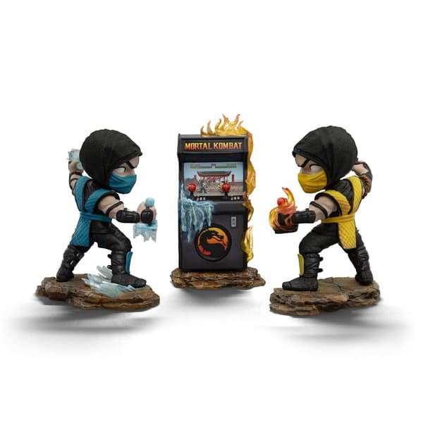 Scorpion vs Sub-Zero Arcade MiniCo Diorama 3-Pack - Mortal Kombat