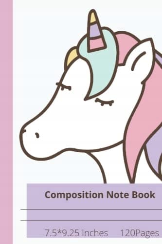 Pink Unicorn Composition Notebook: Pink Unicorn Composition Notebook Pa