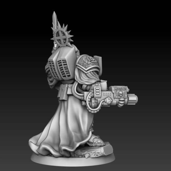 Heavy Armour Inquisition Champion – Proxy Model for D&D and GURPS