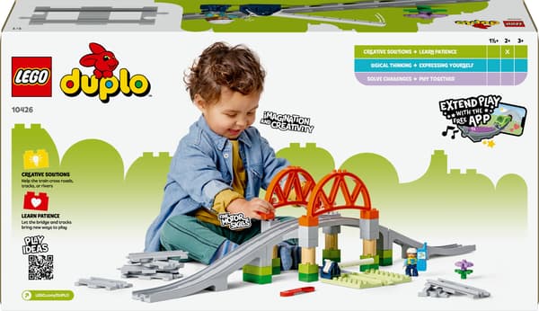 LEGO Duplo 10426 Bridge and Railway Tracks – Expansion Set