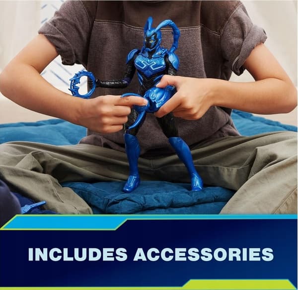 DC Blue Beetle Battle Mode 31cm Action Figure – Interactive, Lights and Sounds – Ages 4+