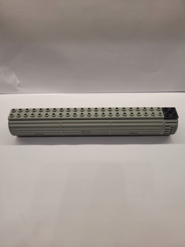 Lego 4350c01 train, battery compartment, switch, 4x22, old grey