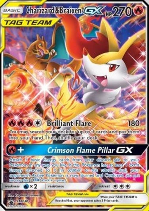 Pokemon Charizard & Braixen GX