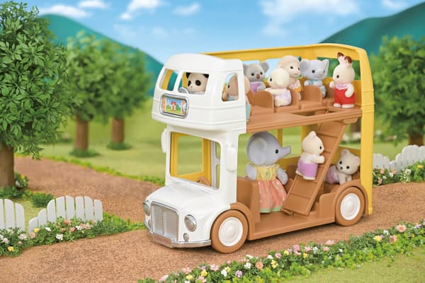 Double-decker nursery bus