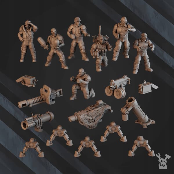 Green Hell Division Heavy Fire Support Squad Dakka