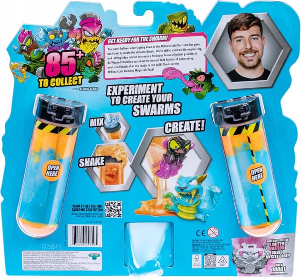 Mr. Beast Mega Lab Swarms 12-Pack Figurine Set – MrBeast Laboratory