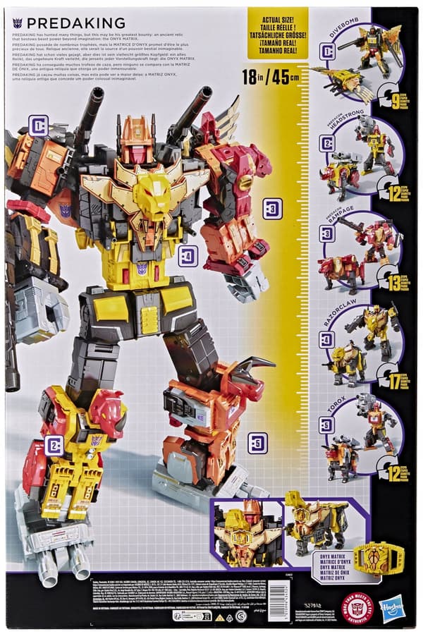 Predaking 45 cm – Transformers: Power of the Primes