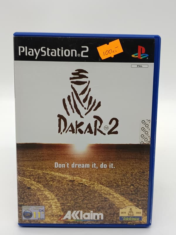 DAKAR 2 for PlayStation 2 (PS2) – boxed version