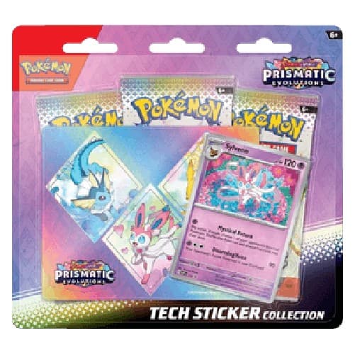 Pokemon Prismatic Evolutions: Sylveon Tech Sticker Collection German
