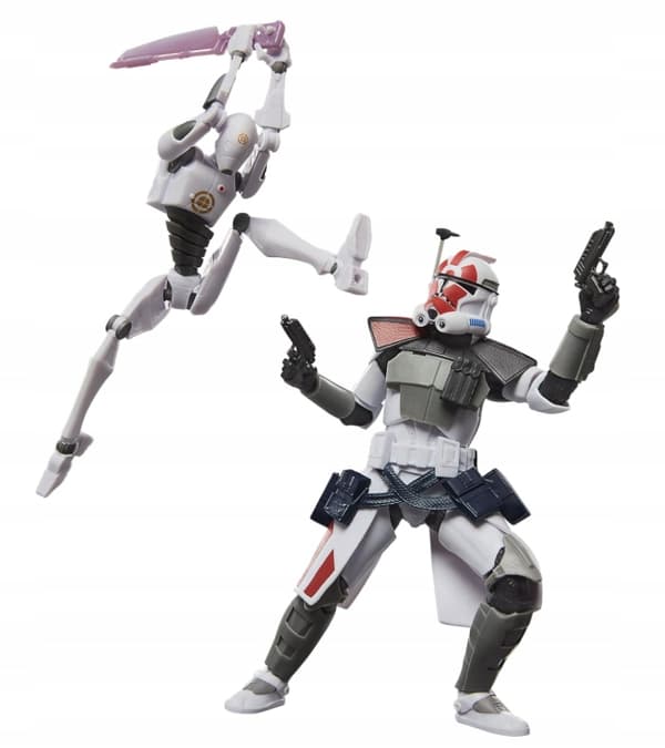 STAR WARS BATTLEFRONT II ARC TROOPER DROID COMMANDO BLACK SERIES SET