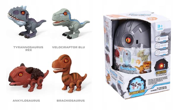 Dinosaur in an egg, fold-out with special effects, various