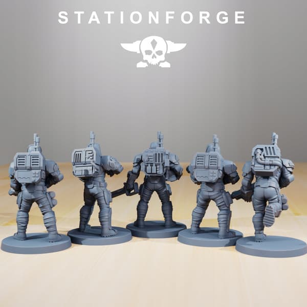 National Guard – Infantry (5 figures) – Station Forge