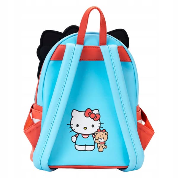 Loungefly – Hello Kitty Backpack with Teddy Bear, 26cm – Stylish School Backpack