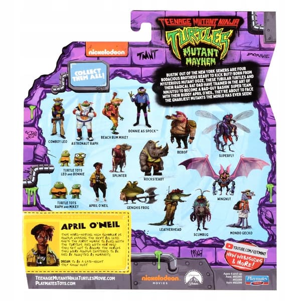 NINJA TURTLE WARRIORS: April O’Neil, Playmates figurine