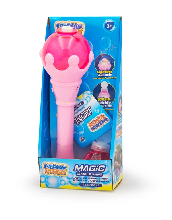 Plastica WOOBLY BOOBLY magic bubble wand with light