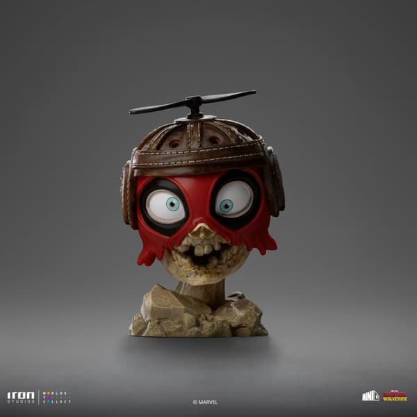 Deadpool, Wolverine and Headpool (Unmasked) figurine, MiniCo, Deadpool