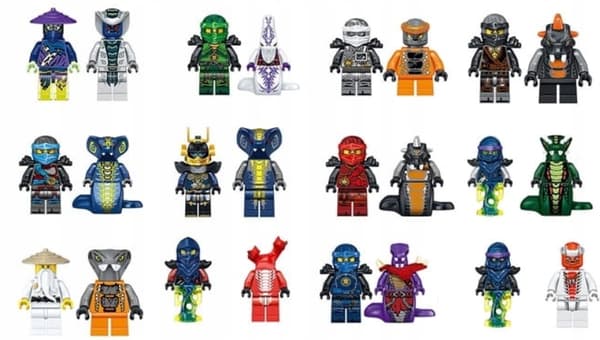 LEGO 1 random NINJAGO MINIFIGURE + accessory with a hat – NEW